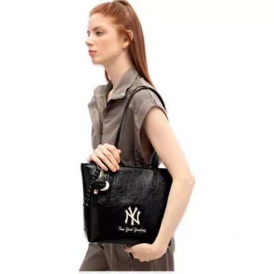 New York Yankees Mlb_003 26X27X12 Kol Sı Siyah Kadın Çanta - New York Yankees (1)