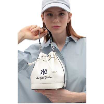 New York Yankees Mlb_005 19X14X12 Kol Sı Beyaz Kadın Çanta - New York Yankees (1)