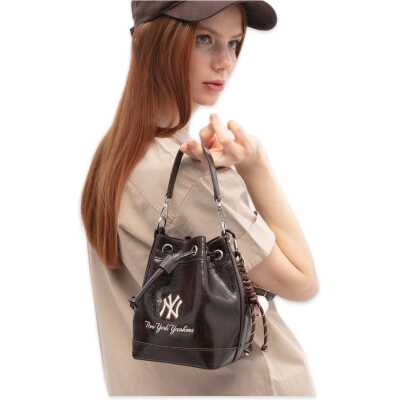 New York Yankees Mlb_005 19X14X12 Kol Sı Kahverengi Kadın Çanta - New York Yankees