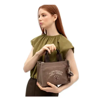 New York Yankees Mlb_010 20X23,5X13 El Kahverengi Kadın Çanta 