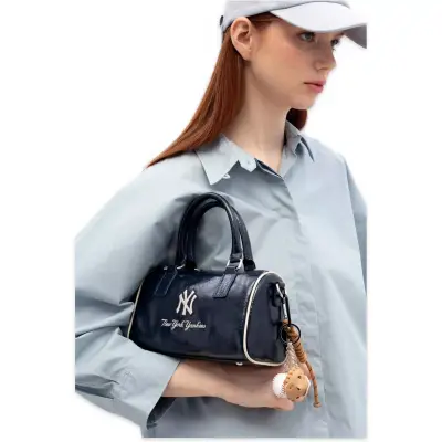 New York Yankees Mlb_013 13X21X8 El Lacivert Kadın Çanta 