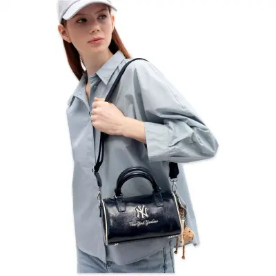 New York Yankees Mlb_013 13X21X8 El Lacivert Kadın Çanta - 2