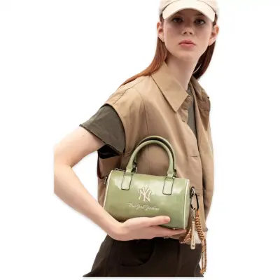 New York Yankees Mlb_013 13X21X8 El Yeşil Kadın Çanta 