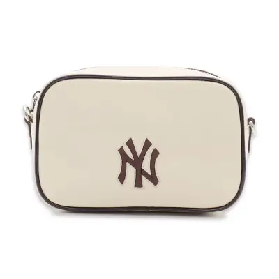 New York Yankees Mlb_015 12X18,5X6,5 El Bej Kadın Çanta 