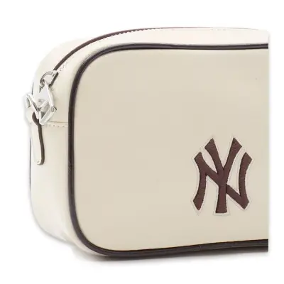 New York Yankees Mlb_015 12X18,5X6,5 El Bej Kadın Çanta - 3
