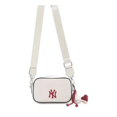 New York Yankees Mlb_015 12X18,5X6,5 El Beyaz Kadın Çanta 