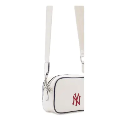 New York Yankees Mlb_015 12X18,5X6,5 El Beyaz Kadın Çanta - 3