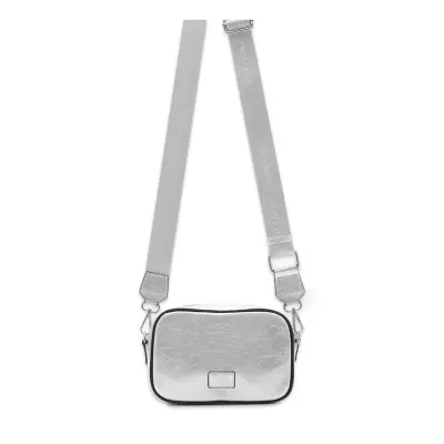 New York Yankees Mlb_015 12X18,5X6,5 El Gümüş Kadın Çanta - NewYork Yankees (1)