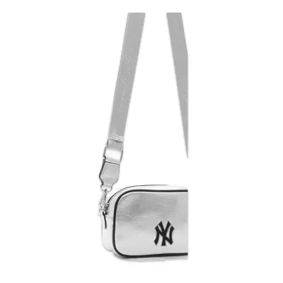 New York Yankees Mlb_015 12X18,5X6,5 El Gümüş Kadın Çanta - 3