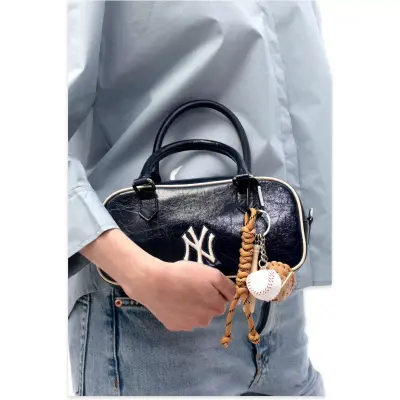 New York Yankees Mlb_023 11X17X7 El Lacivert Kadın Çanta 