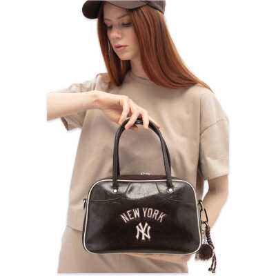 New York Yankees Mlb_028 20X27X12 Çapraz Kahverengi Kadın Çanta 