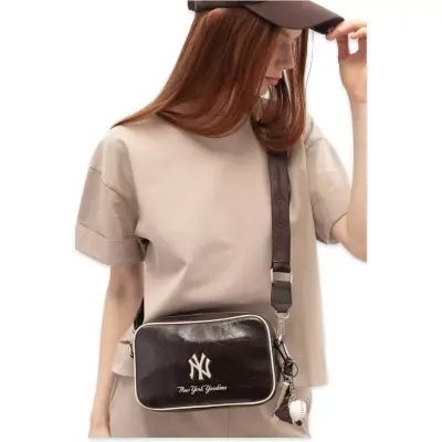 New York Yankees Mlb_030 15X21X7 Kol Kahverengi Kadın Çanta 