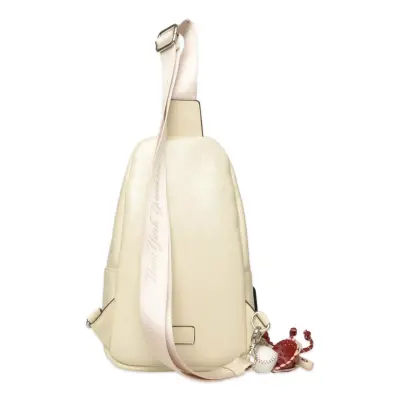 New York Yankees Mlb_033 29X18X6 Çapraz Bej Kadın Çanta - benetton (1)