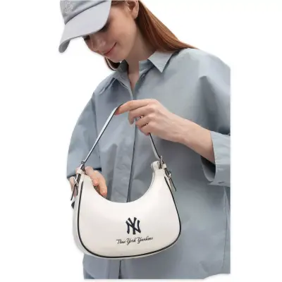 New York Yankees Mlb_036 17X20X7 Kol Beyaz Kadın Çanta - New York Yankees (1)
