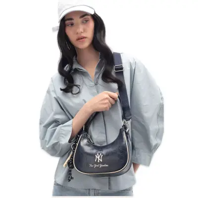 New York Yankees Mlb_036 17X20X7 Kol Lacivert Kadın Çanta 