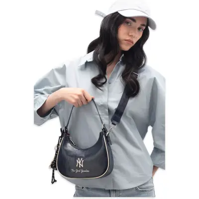 New York Yankees Mlb_036 17X20X7 Kol Lacivert Kadın Çanta - New York Yankees (1)