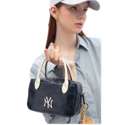 New York Yankees Mlb_038 15X21X9 El Lacivert Kadın Çanta 