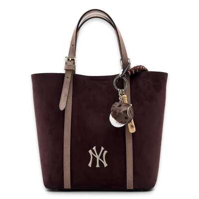 New York Yankees Mlb_053 23X29X9 El Kahverengi Kadın Çanta - New York Yankees