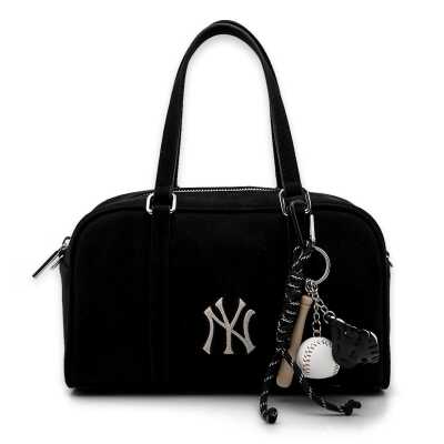 New York Yankees Mlb_056 14X25X10 El Siyah Kadın Çanta - New York Yankees