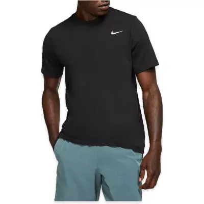 Nike Ar6029 Dri-Fit Fitness Siyah Erkek T-Shirt 