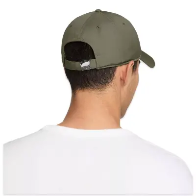 Nike Fb5372 Dri-Fit Club Unstructured Metal Swoosh Cap Haki Unisex Şapka - 3