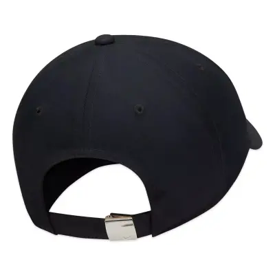 Nike Fb5372 Dri-Fit Club Unstructured Metal Swoosh Cap Siyah Unisex Şapka - Nike (1)