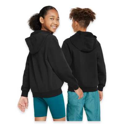 Nike Fd2988 Sportswear Club Fleece Kids Hoodie Siyah Unisex Sweatshirt - Nike (1)