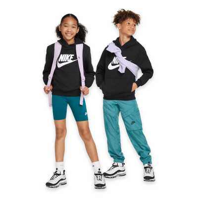 Nike Fd2988 Sportswear Club Fleece Kids Hoodie Siyah Unisex Sweatshirt - 5