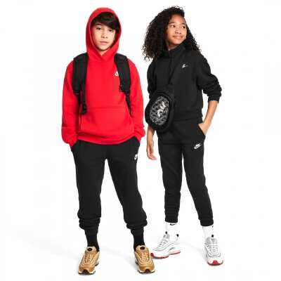 Nike Fd3019 Nike Club Fleece French Terry Kids Joggers Siyah Erkek Çocuk Eşofman Altı - 3
