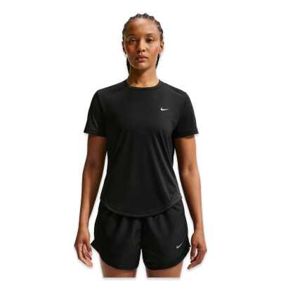 Nike Hq0648 Tempo Dri-Fit -Sleeve Running Top Siyah Kadın T-Shirt - Nike