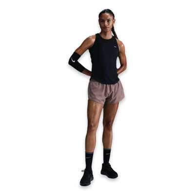 Nike Hv3809 Nike Tempo Dri-Fit Running Tank Top Siyah Kadın Atlet - 4
