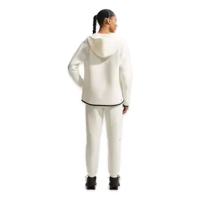 Nike Hv6779 Sportswear Tech Fleece Mid-Rise Sweatpants Kırık Beyaz Kadın Eşofman Altı - 5