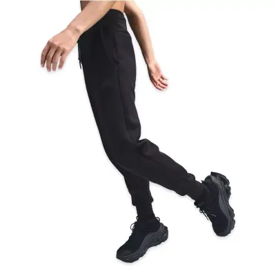 Nike Hv6779 Sportswear Tech Fleece Mid-Rise Sweatpants Siyah Kadın Eşofman Altı 