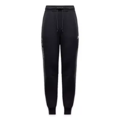 Nike Hv6779 Sportswear Tech Fleece Mid-Rise Sweatpants Siyah Kadın Eşofman Altı - 5