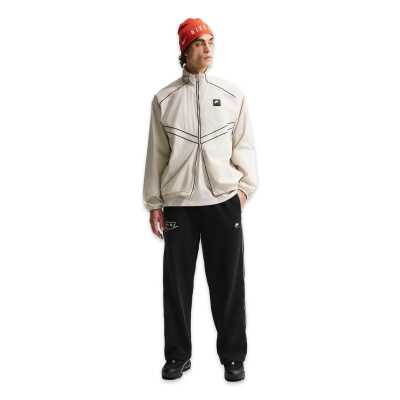 Nike If1284 Nike Air Open-Hem Fleece Pants Siyah-Beyaz Erkek Eşofman Altı - 4