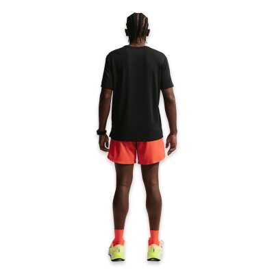 Nike If2082 Nike Miler Dri-Fit Uv Protection -Sleeve Running Top Siyah Erkek T-Shirt - 5