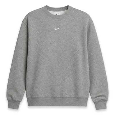 Nike Im8112 Nike Studio Fleece Lightweight Crew-Neck Sweat Açık Gri Kadın Sweatshirt - 5