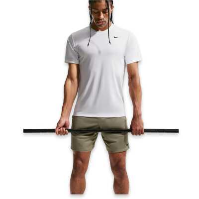 Nike Io1425 Nike Dri-Fit Training Beyaz-Siyah Erkek T-Shirt - Nike