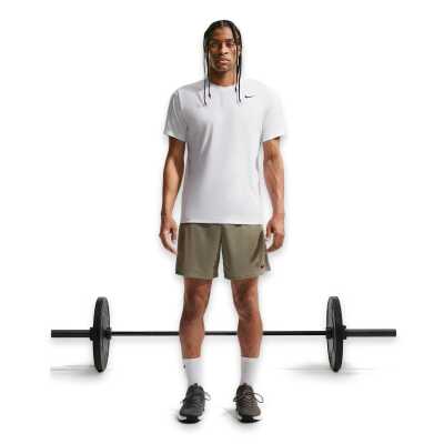 Nike Io1425 Nike Dri-Fit Training Beyaz-Siyah Erkek T-Shirt - 4