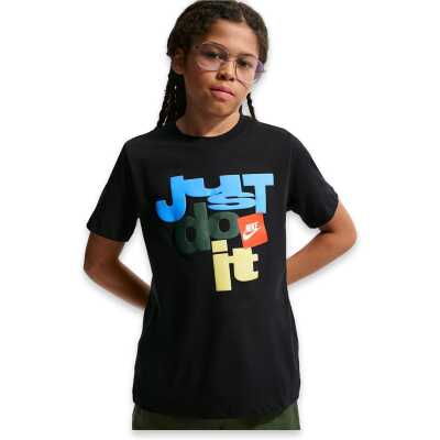 Nike Io1963 Nike Sportswear Kids Siyah-Mavi Çocuk T-Shirt - Nike