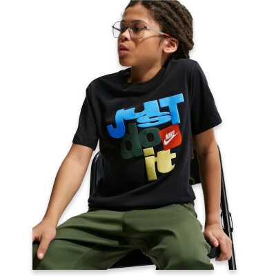 Nike Io1963 Nike Sportswear Kids Siyah-Mavi Çocuk T-Shirt - 3
