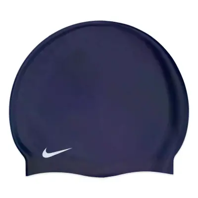 Nike Swim 93060 Solid Silicone Adult Cap Bone Lacivert Unisex Spor Malzemeleri 
