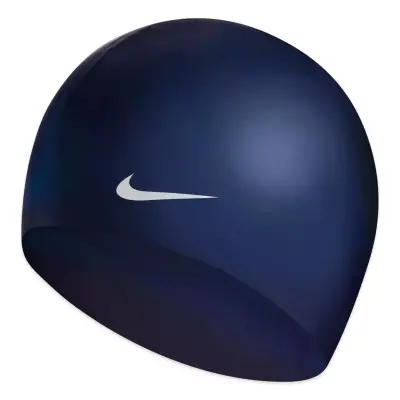 Nike Swim 93060 Solid Silicone Adult Cap Bone Lacivert Unisex Spor Malzemeleri - Nike (1)