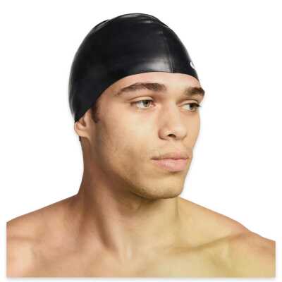 Nike Swim 93060 Solid Silicone Adult Cap Bone Unisex Spor Malzemeleri - Nike (1)