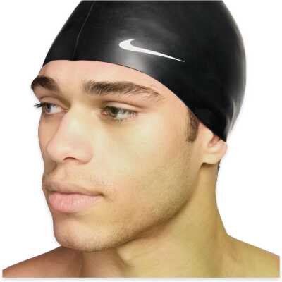 Nike Swim 93060 Solid Silicone Adult Cap Bone Unisex Spor Malzemeleri - 3