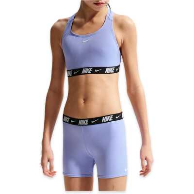 Nike Swim Nessg730 Logo Tape Racerback Kids Bikini & S Takim Mor Unisex Yüzme - Nike