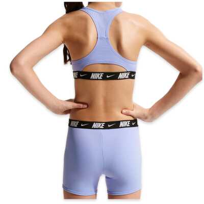 Nike Swim Nessg730 Logo Tape Racerback Kids Bikini & S Takim Mor Unisex Yüzme - 5
