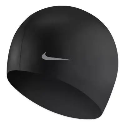 Nike Swim Tess0106 Youth Nike Solid Silicone Youth Cap Bone Siyah Unisex Spor Malzemeleri - 1
