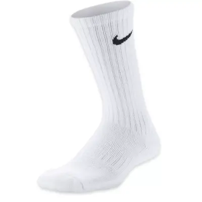 Nike Sx6842 Everyday Cushioned Crew Socks 3Lü Paket Beyaz Unisex Çorap - 3
