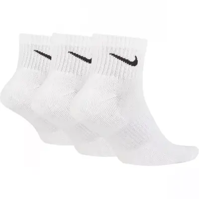 Nike Sx7667 Everyday Cushioned Training Ankle Socks 3Lü Paket Beyaz Unisex Çorap - Nike (1)